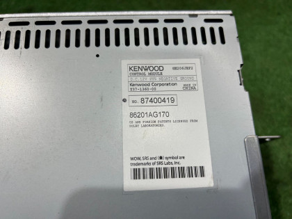 空调控制面板 2 зоный SUBARU LEGACY OEM 86201AG170 BL9 BL5 BLE 2008 EJ253 AT