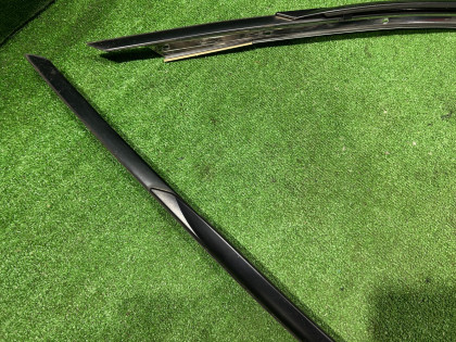 Window deflectors SUBARU LEGACY OEM 63531AG100 63531AG110 BL9 2008 SILVER C6Z
