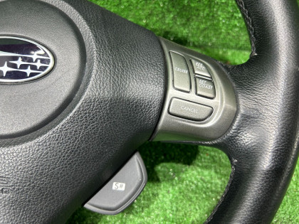 ステアリングホイール Momo SUBARU LEGACY OEM 34390AG080JC BL9 BL5 BLE 2008 SILVER C6Z