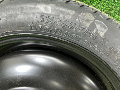 スペアタイヤ T135/70D16 SUBARU LEGACY OEM 1234567 BE5 2002
