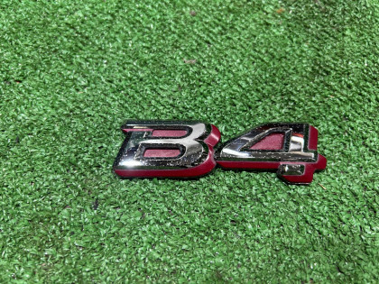 Emblem B4 SUBARU LEGACY OEM 93073AE470 BE5 2002 SILVER 01G
