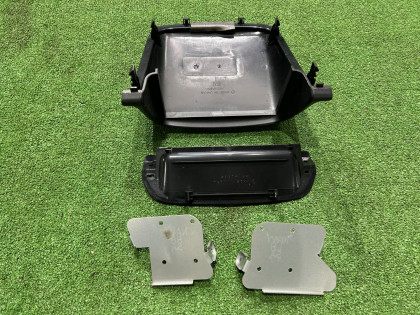 Рамка магнитофона комплект козырек и крепления SUBARU FORESTER OEM 66242SA140ML 66201SA280 66201SA290 SG5 2007 BLACK 32J 32J