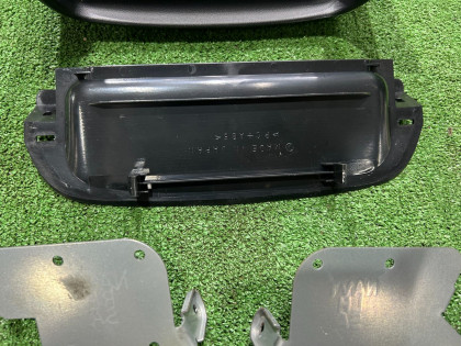 Рамка магнитофона комплект козырек и крепления SUBARU FORESTER OEM 66242SA140ML 66201SA280 66201SA290 SG5 2007 BLACK 32J 32J