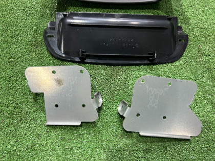 Рамка магнитофона комплект козырек и крепления SUBARU FORESTER OEM 66242SA140ML 66201SA280 66201SA290 SG5 2007 BLACK 32J 32J