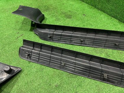 Накладки на пороги черные SUBARU LEGACY OEM 94060AE000ML 94060AE010ML 94061AE120ML 94061AE010ML BE5 BE9 BEE 2002 BLUE 14L,11K