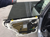 左リアドア SUBARU LANCASTER OEM 60400AE430 BHE 2002 white pearl 07C