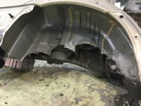 Guarda-lamas traseiro direito SUBARU OUTBACK OEM 51490AG0209P BP9 2005 gold 39J