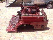 Guarda-lamas traseiro esquerdo SUBARU LEGACY OEM 51410AC891, 51410AC471, 51510AC311, 51510AC301, 51510AC300, BG5 1997 red 53D
