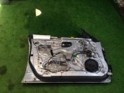 Porta dianteira esquerda SUBARU LANCASTER OEM 60009AE050, 60009AE070, 61011AE030 BH9 2002 серый 1U2
