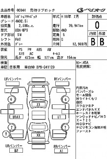SUBARU OUTBACK BP9 2006