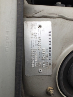 SUBARU OUTBACK BPE 2005