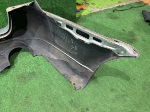 リアバンパー SUBARU OUTBACK OEM 57703AG070TE BPE 2004 SILVER 39D, 3K3