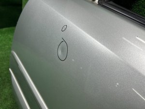 Puerta delantera izquierda SUBARU OUTBACK OEM 60009AG0509P BPE 2004 SILVER 39D, 3K3
