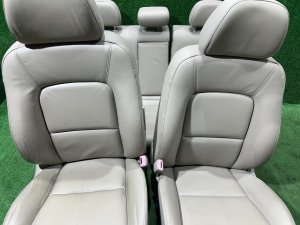 Seat set кожа SUBARU OUTBACK OEM 64011AG221WA 64011AG231WA BPE 2004 SILVER 39D, 3K3