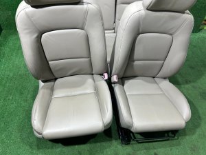 Seat set кожа SUBARU OUTBACK OEM 64011AG221WA 64011AG231WA BPE 2004 SILVER 39D, 3K3