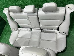 Seat set кожа SUBARU OUTBACK OEM 64011AG221WA 64011AG231WA BPE 2004 SILVER 39D, 3K3