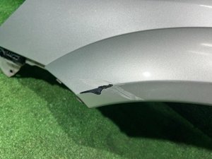 Guarda-lamas dianteiro esquerdo SUBARU OUTBACK OEM 57120AG0309P BPE 2004 SILVER 39D, 3K3