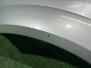 Guarda-lamas dianteiro esquerdo SUBARU OUTBACK OEM 57120AG0309P BPE 2004 SILVER 39D, 3K3