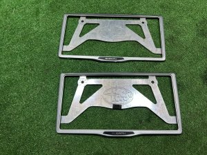 Номерные рамки SUBARU OUTBACK OEM 1234567 SILVER 39D, 3K3