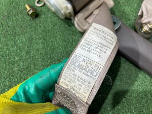 后排安全带 SUBARU LEGACY LANCASTER OEM 64660AE000ML 64660AE010ML BHE BH9 2001 SILVER/GREY 1U2