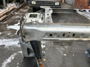 แผงหน้าหม้อน้ำ SUBARU LEGACY LANCASTER OEM 53060AE001, 53020AE081, 53020AE091, 53040AE000, 53060AE051 BHE BH9 BH5 BE5 BE9 BEE 2001 SILVER/GREY 1U2