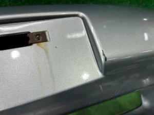 Front bumper SUBARU LEGACY LANCASTER OEM 57703AE230MQ BHE BH9 2002 SILVER/GREY 1U2
