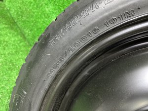 Rueda de repuesto T135/80D16 SUBARU LEGACY LANCASTER OEM 123456789 BHE BH9 2002