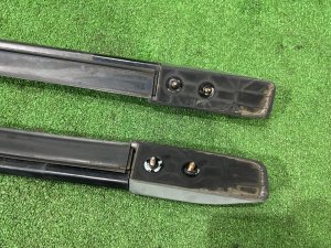 Barras de techo SUBARU LEGACY LANCASTER OEM 91151AE040MV 91151AE050MV BHE BH9 BH5 2002 SILVER/GREY 1U2