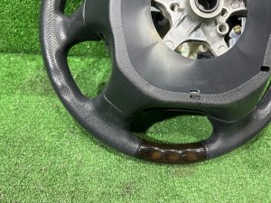 ステアリングホイール MOMO темное дерево SUBARU LEGACY LANCASTER OEM 34311AE310 BHE BH9 BH5 2002 SILVER/GREY 1U2