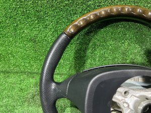 ステアリングホイール MOMO темное дерево SUBARU LEGACY LANCASTER OEM 34311AE310 BHE BH9 BH5 2002 SILVER/GREY 1U2