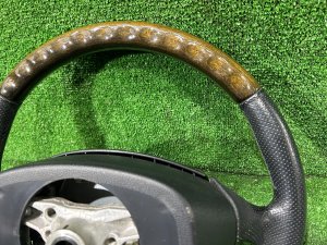 ステアリングホイール MOMO темное дерево SUBARU LEGACY LANCASTER OEM 34311AE310 BHE BH9 BH5 2002 SILVER/GREY 1U2