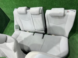 ชุดเบาะทั้งคัน TOYOTA PRIUS OEM 71071-47223-G5 71430-47600-G1 71440-47570-G1 71072-47202-G6 ZVW30 2012 SILVER 1F7