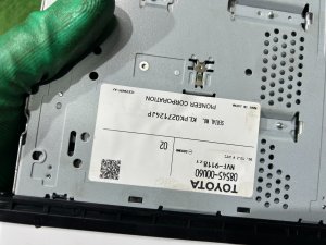 Auto-rádio NSCP-W61 TOYOTA PRIUS OEM 12345678 ZVW30 2012