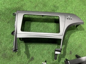 ชุดกรอบเครื่องเสียง консоль кпп TOYOTA PRIUS OEM 5540447070 ZVW30 2012 SILVER 1F7