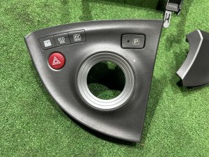 ชุดกรอบเครื่องเสียง консоль кпп TOYOTA PRIUS OEM 5540447070 ZVW30 2012 SILVER 1F7
