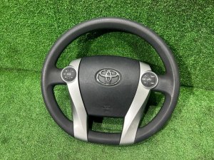 Steering wheel TOYOTA PRIUS OEM 45100-47120-C0 ZVW30 2012 SILVER 1F7