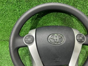 Steering wheel TOYOTA PRIUS OEM 45100-47120-C0 ZVW30 2012 SILVER 1F7