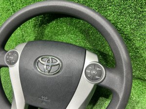 Steering wheel TOYOTA PRIUS OEM 45100-47120-C0 ZVW30 2012 SILVER 1F7