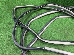 Door weatherstrips TOYOTA PRIUS OEM 67861-47030 67862-47030 67871-47030 67872-47030 ZVW30 2012 SILVER 1F7