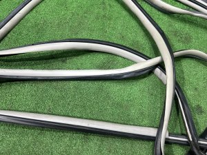 Door weatherstrips TOYOTA PRIUS OEM 67861-47030 67862-47030 67871-47030 67872-47030 ZVW30 2012 SILVER 1F7