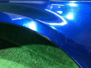 左フロントフェンダー SUBARU LEGACY OEM 57120AE011 BH5 2000 BLUE 95H