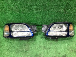 ヘッドライト Ксенон Реснички SUBARU LEGACY OEM 84001AE281 84001AE291 BH5 2000