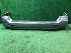 リアバンパー SUBARU LEGACY LANCASTER OEM 57703AE080MQ BHE BH9 2002 SILVER/GREY 1U2