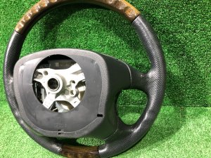 方向盘 MOMO темное дерево SUBARU LEGACY LANCASTER OEM 34311AE310 BHE BH9 BH5 2002 SILVER/GREY 1U2