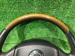 方向盘 MOMO темное дерево SUBARU LEGACY LANCASTER OEM 34311AE310 BHE BH9 BH5 2002 SILVER/GREY 1U2
