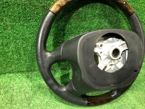 方向盘 MOMO темное дерево SUBARU LEGACY LANCASTER OEM 34311AE310 BHE BH9 BH5 2002 SILVER/GREY 1U2