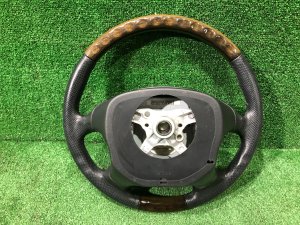 方向盘 MOMO темное дерево SUBARU LEGACY LANCASTER OEM 34311AE310 BHE BH9 BH5 2002 SILVER/GREY 1U2