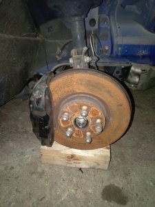 Brake calipers with discs BREMBO SUBARU WRX STI OEM 26292FG011, 26292FG001, 26692FG031, 26692FG021 VAB VAG VA 2015 EJ20Y MT6