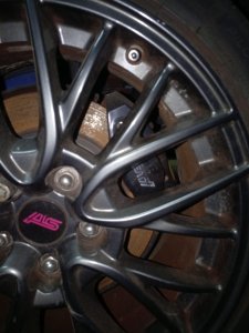 Brake calipers with discs BREMBO SUBARU WRX STI OEM 26292FG011, 26292FG001, 26692FG031, 26692FG021 VAB VAG VA 2015 EJ20Y MT6