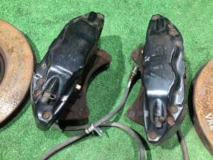 Brake calipers with discs BREMBO SUBARU WRX STI OEM 26292FG011, 26292FG001, 26692FG031, 26692FG021 VAB VAG VA 2015 EJ20Y MT6